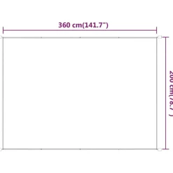 Auvent vertical Vert clair 200x360 cm Tissu oxford