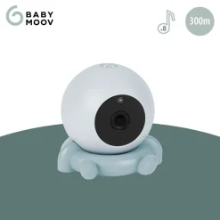 Babyphone Caméra Additionnelle Sans Fil YOO Roll Babymoov - Rechargeable Autonomie 10h - Portée 300m