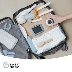 Babyphone Caméra Additionnelle Sans Fil YOO Roll Babymoov - Rechargeable Autonomie 10h - Portée 300m