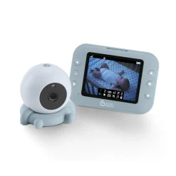 Babyphone Caméra Sans Fil YOO Roll Babymoov - Batteries Rechargeables - Berceuses - Portée 300m