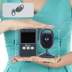 Babyphone vidéo Essential Babymoov - portée 250m - longue autonomie