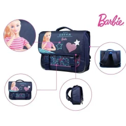 BAGTROTTER Cartable 38 cm Barbie Bleu