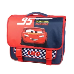 BAGTROTTER Cartable 38 cm Disney Cars Rouge et bleu