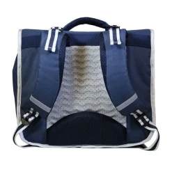 BAGTROTTER Cartable 38 cm Phileas Rugby Bleu - Le Plus Confortable des Cartables - Ergonomie/Confort/Sécurité - Système Smart Comfort