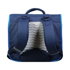 BAGTROTTER Cartable 38 cm Phileas Dinosaures Bleu - Le Plus Confortable des Cartables - Ergonomie/Confort/Sécurité - Système Smart Comfort