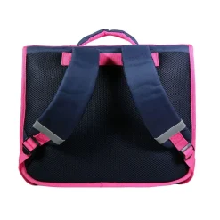 BAGTROTTER Cartable 38 cm Poivre Blanc Rose Vélo