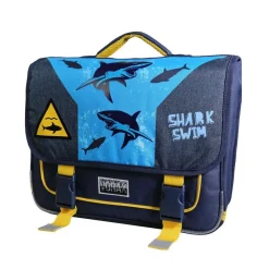 BAGTROTTER Cartable 38 cm Vorax Bleu Requin