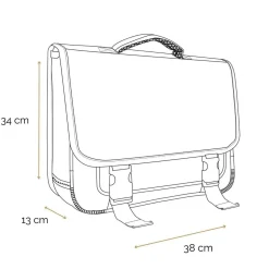 BAGTROTTER Cartable 38 cm Vorax Bleu Requin