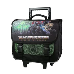 BAGTROTTER Cartable à roulettes 38 cm Transformers Noir