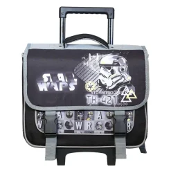 BAGTROTTER Cartable à roulettes 38 cm Disney Star Wars Noir