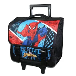 BAGTROTTER Cartable à roulettes 38 cm Spider-Man Bleu