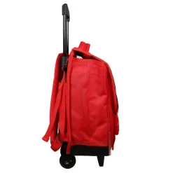 BAGTROTTER Cartable à roulettes 38 cm Disney Cars Rouge