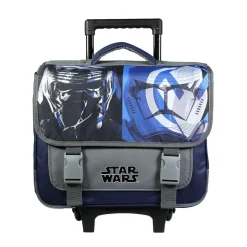 BAGTROTTER Cartable à roulettes 38 cm Disney Star Wars Multicolore