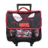 BAGTROTTER Cartable à roulettes 38 cm Spider-Man Noir Toile d'araignée
