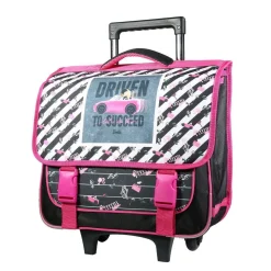 BAGTROTTER Cartable à roulettes 38 cm Barbie Voiture