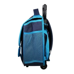 BAGTROTTER Cartable à roulettes 38 cm Jurassic World Bleu