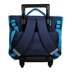 BAGTROTTER Cartable à roulettes 38 cm Jurassic World Bleu