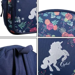 BAGTROTTER Sac à dos 31 cm avec poche maternelle Cybel Cheval Licorne Bleu