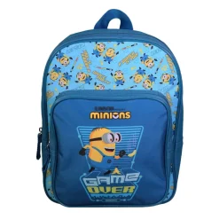 BAGTROTTER Sac à dos 31 cm avec poche maternelle Les Minions Bleu