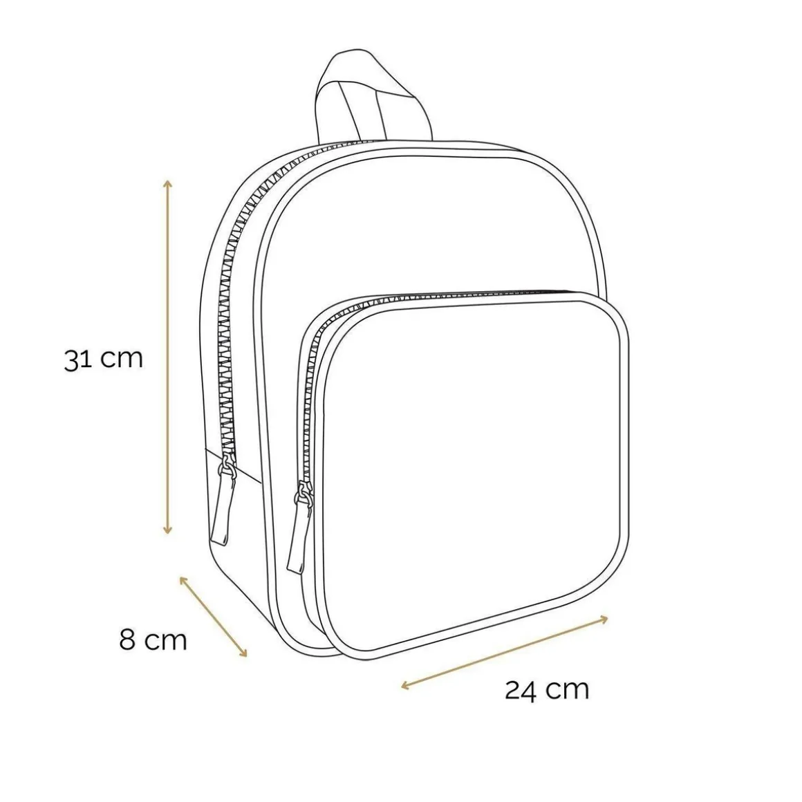 BAGTROTTER Sac à dos 31 cm avec poche maternelle Lili Lou Rose