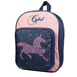BAGTROTTER Sac à dos 31 cm avec poche maternelle Cybel Cheval Licorne Bleu et rose