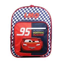 BAGTROTTER Sac à dos 31 cm avec poche maternelle Cars Rouge et bleu