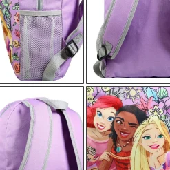 BAGTROTTER Sac à dos 37 cm avec poche Disney Princesses Violet