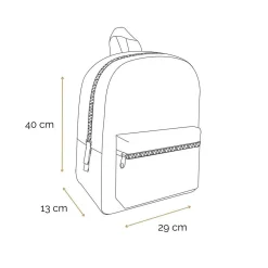 BAGTROTTER Sac à dos 1 compartiment Spider-Man Noir et Blanc