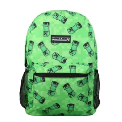 BAGTROTTER Sac à dos 1 compartiment Minecraft Jeu Vidéo Vert