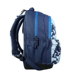 BAGTROTTER Sac à dos 2 compartiments Phileas Dinosaures Bleu - Le Plus Confortable des Sacs A Dos - Ergonomie/Confort/Sécurité - Système Smart Comfort