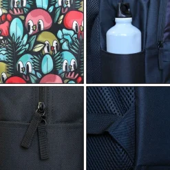 BAGTROTTER Sac à dos 2 compartiments Bishop Parigo Multicolore Art