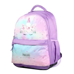 BAGTROTTER Sac à dos 2 compartiments Phileas Violet Licorne