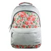 BAGTROTTER Sac à dos 2 compartiments Offshore Gris Fleurs