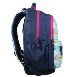 BAGTROTTER Sac à dos 2 compartiments Phileas Arc En Ciel Bleu - Le Plus Confortable des Sacs A Dos - Ergonomie/Confort/Sécurité - Système Smart Comfort