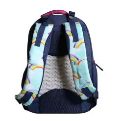 BAGTROTTER Sac à dos 2 compartiments Phileas Arc En Ciel Bleu - Le Plus Confortable des Sacs A Dos - Ergonomie/Confort/Sécurité - Système Smart Comfort