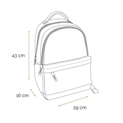 BAGTROTTER Sac à dos 2 compartiments Offshore Beige Van & Surf