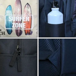 BAGTROTTER Sac à dos 2 compartiments Offshore Beige Van & Surf