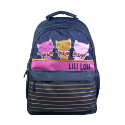 BAGTROTTER Sac à dos 2 compartiments Lili Lou X Phileas Bleu