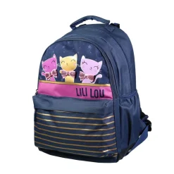 BAGTROTTER Sac à dos 2 compartiments Lili Lou X Phileas Bleu