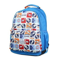 BAGTROTTER Sac à dos 2 compartiments Phileas Bleu Skateur