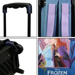 BAGTROTTER Sac à dos à roulettes 31 cm maternelle La Reine des Neiges / Frozen Bleu