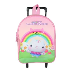 BAGTROTTER Sac à dos à roulettes 32 cm maternelle Gabby et la maison magique Rose