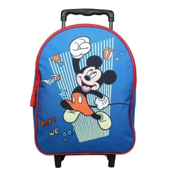 BAGTROTTER Sac à dos à roulettes 31 cm Disney Mickey Bleu