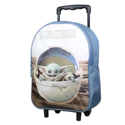 BAGTROTTER Sac à dos à roulettes 31 cm Disney Star Wars / The Mandalorian Baby Yoda Beige