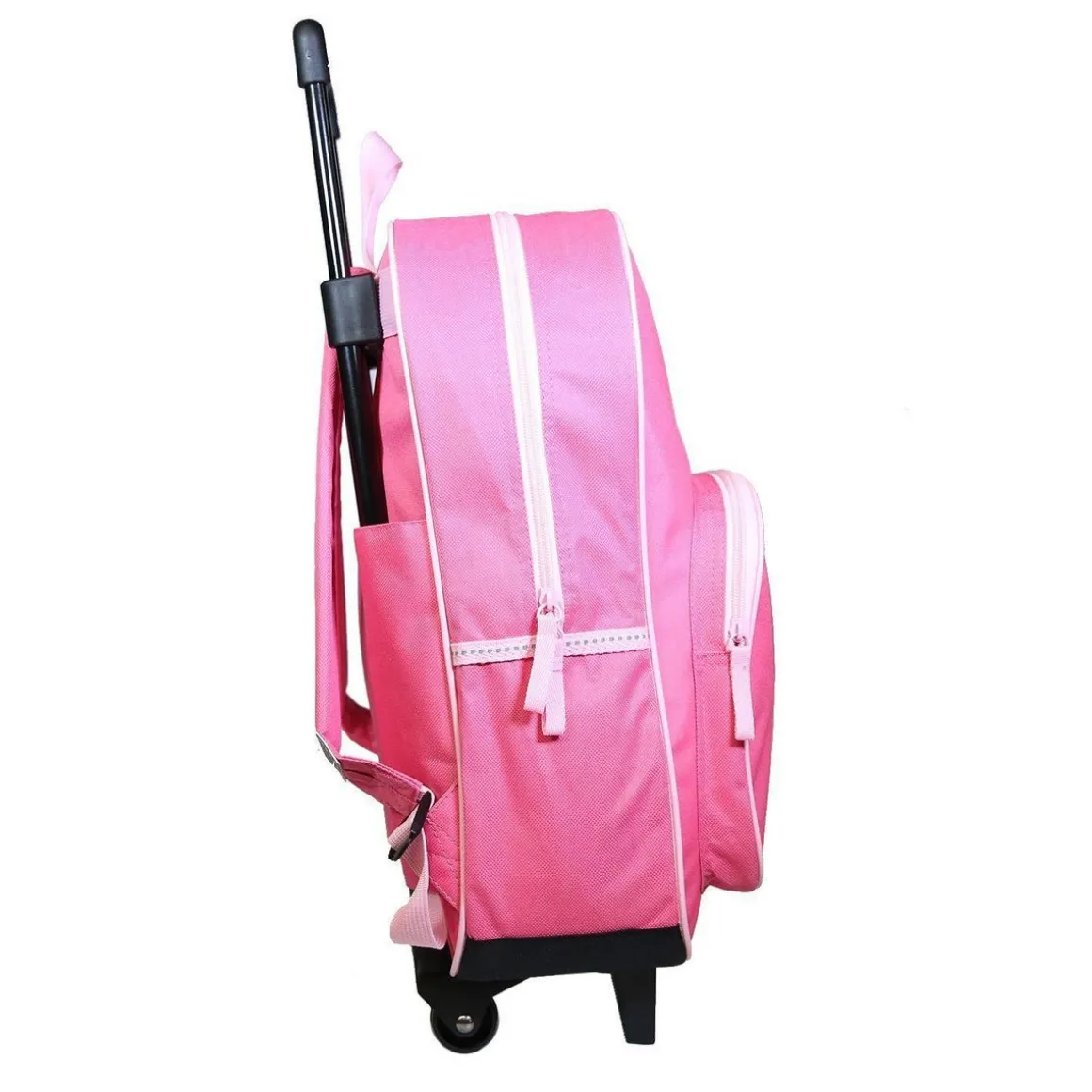 BAGTROTTER Sac à dos à roulettes Disney Minnie Noeud Rose