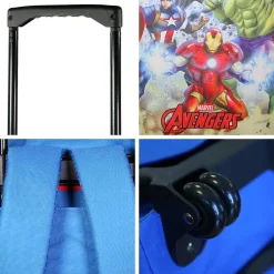 BAGTROTTER Sac à dos à roulettes Avengers Multicolore