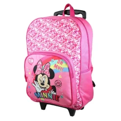 BAGTROTTER Sac à dos à roulettes Minnie So Cool Rose