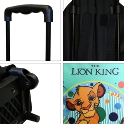 BAGTROTTER Sac à dos à roulettes 31 cm maternelle Le Roi Lion Vert