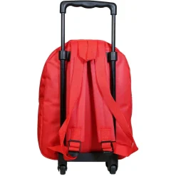 BAGTROTTER Sac à dos à roulettes 31 cm Disney Cars Rouge