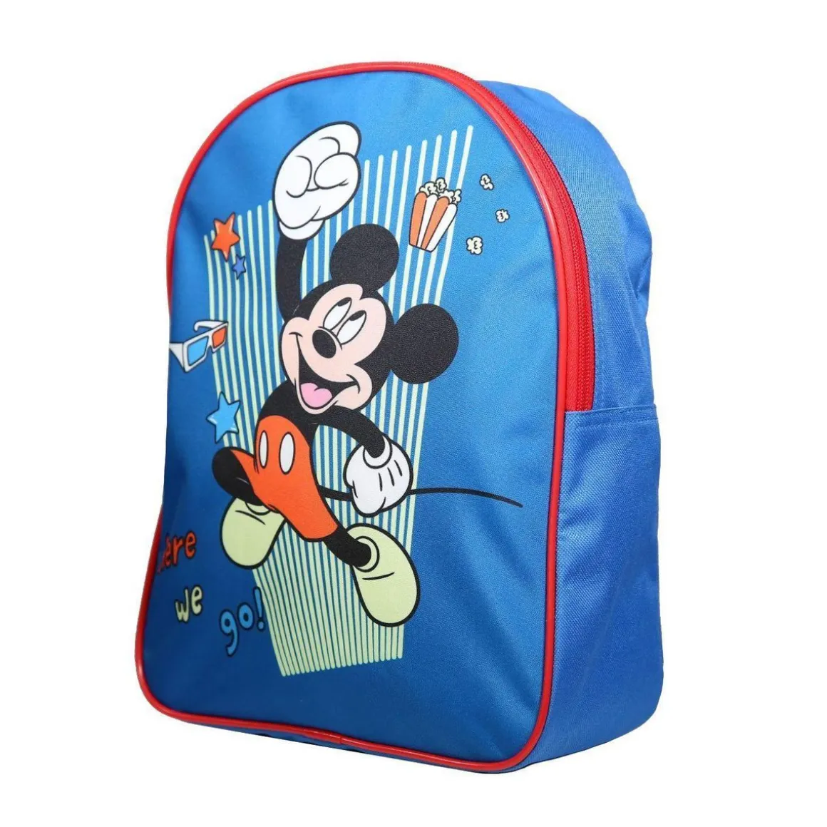 BAGTROTTER Sac à dos gouter maternelle 31 cm Disney Mickey Bleu